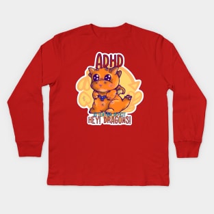 ADHD Dragon Kids Long Sleeve T-Shirt